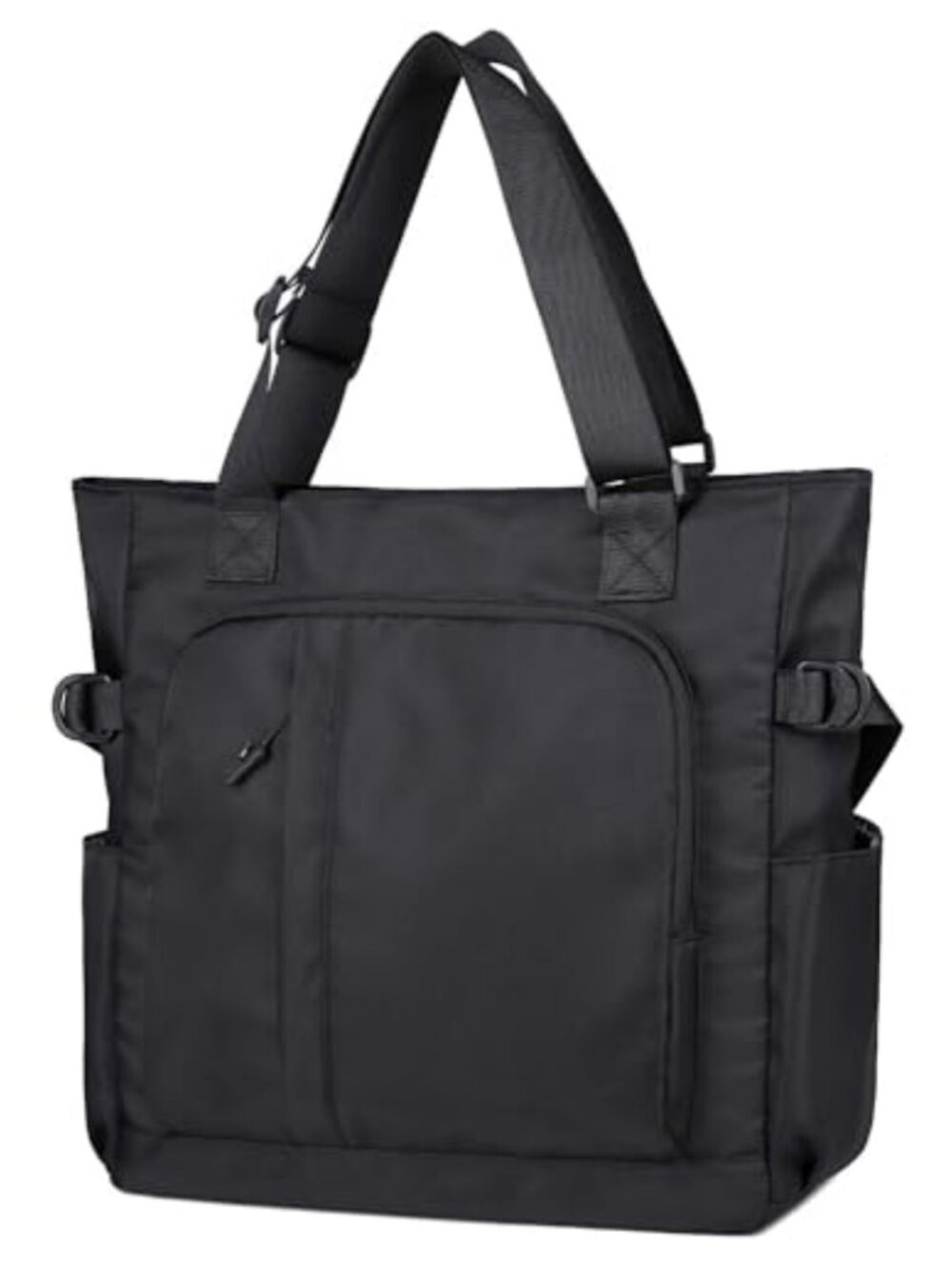 Waterproof Nylon Tote Bag Large Laptop Shoulder Bag Multi Pocket